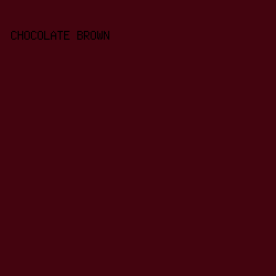 44040f - Chocolate Brown color image preview