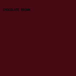 460914 - Chocolate Brown color image preview