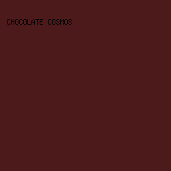 4C1A1B - Chocolate Cosmos color image preview
