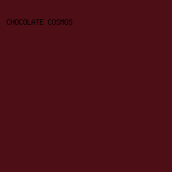 4D0E16 - Chocolate Cosmos color image preview