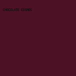 4D1226 - Chocolate Cosmos color image preview