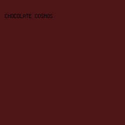 4D1518 - Chocolate Cosmos color image preview