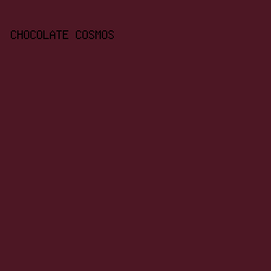 4D1724 - Chocolate Cosmos color image preview