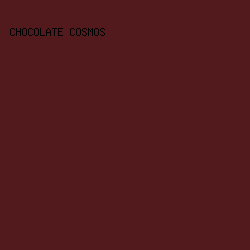531a1d - Chocolate Cosmos color image preview