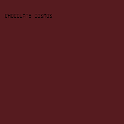 561b1f - Chocolate Cosmos color image preview