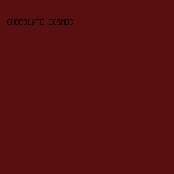 570F0F - Chocolate Cosmos color image preview