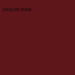 5C131B - Chocolate Cosmos color image preview