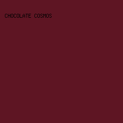 5E1523 - Chocolate Cosmos color image preview