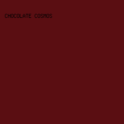 5a0e12 - Chocolate Cosmos color image preview