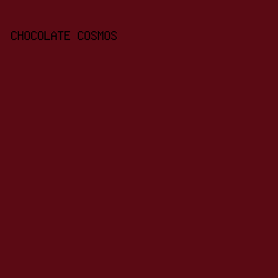 5b0a14 - Chocolate Cosmos color image preview