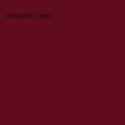 600b1e - Chocolate Cosmos color image preview