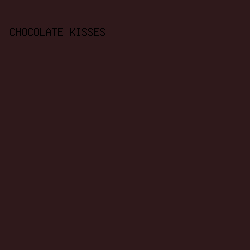 2F191B - Chocolate Kisses color image preview