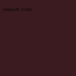 3B1B20 - Chocolate Kisses color image preview
