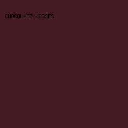 441B21 - Chocolate Kisses color image preview