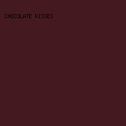 441a20 - Chocolate Kisses color image preview