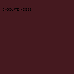 45191F - Chocolate Kisses color image preview
