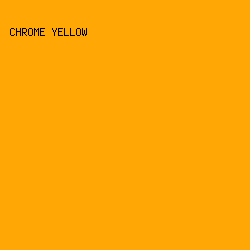 FFA705 - Chrome Yellow color image preview