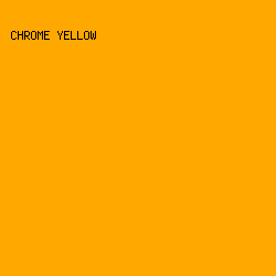 FFA800 - Chrome Yellow color image preview