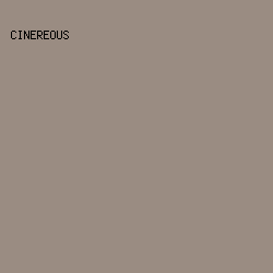 9A8C82 - Cinereous color image preview