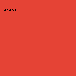 e54335 - Cinnabar color image preview