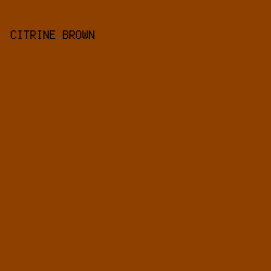 8D4000 - Citrine Brown color image preview