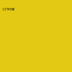 E4C914 - Citrine color image preview