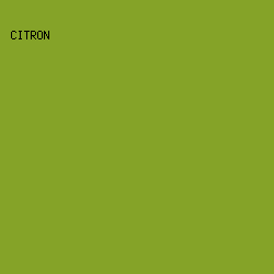 85a328 - Citron color image preview