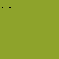 8EA32B - Citron color image preview