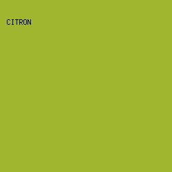 9fb62e - Citron color image preview
