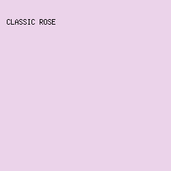 EBD3EA - Classic Rose color image preview