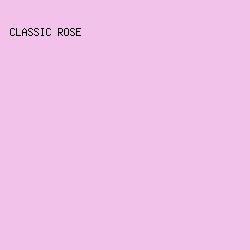 F3C2EB - Classic Rose color image preview