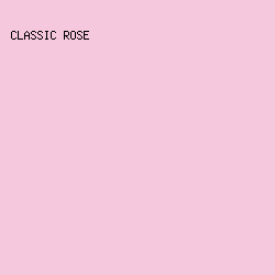F6C8DD - Classic Rose color image preview
