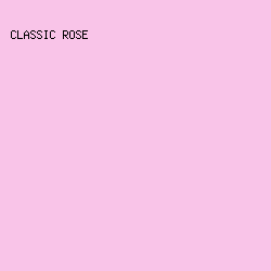 F9C4E8 - Classic Rose color image preview