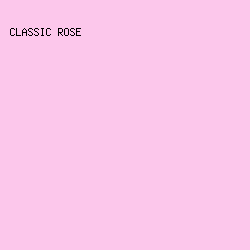 FCC7EB - Classic Rose color image preview