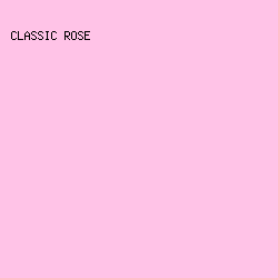 FFC3E7 - Classic Rose color image preview