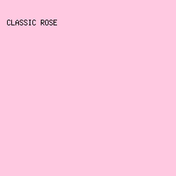 FFC9E1 - Classic Rose color image preview