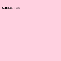 FFD0E0 - Classic Rose color image preview