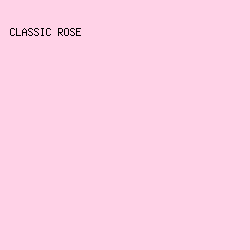 FFD2E7 - Classic Rose color image preview