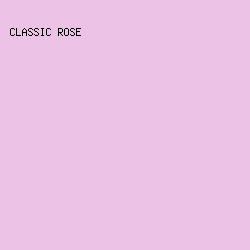 ecc3e7 - Classic Rose color image preview