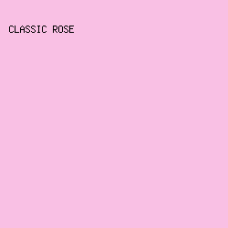 f9c0e4 - Classic Rose color image preview