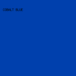 0040ad - Cobalt Blue color image preview