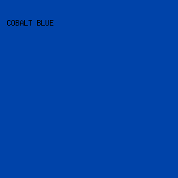 0043a9 - Cobalt Blue color image preview