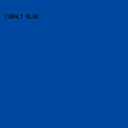 0047a0 - Cobalt Blue color image preview