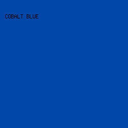 0047aa - Cobalt Blue color image preview