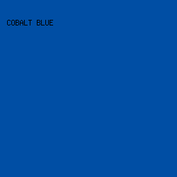 004ea4 - Cobalt Blue color image preview
