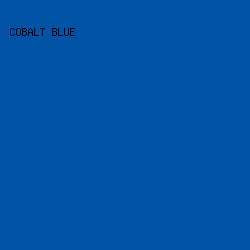 0052a7 - Cobalt Blue color image preview