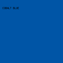 0055A6 - Cobalt Blue color image preview