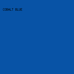 0853a6 - Cobalt Blue color image preview