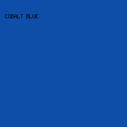 0E4EA9 - Cobalt Blue color image preview