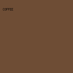 6E4D35 - Coffee color image preview